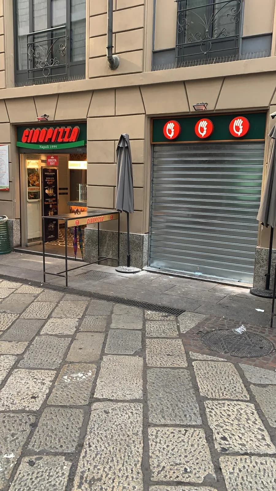 Serranda fuori asse Milano centro